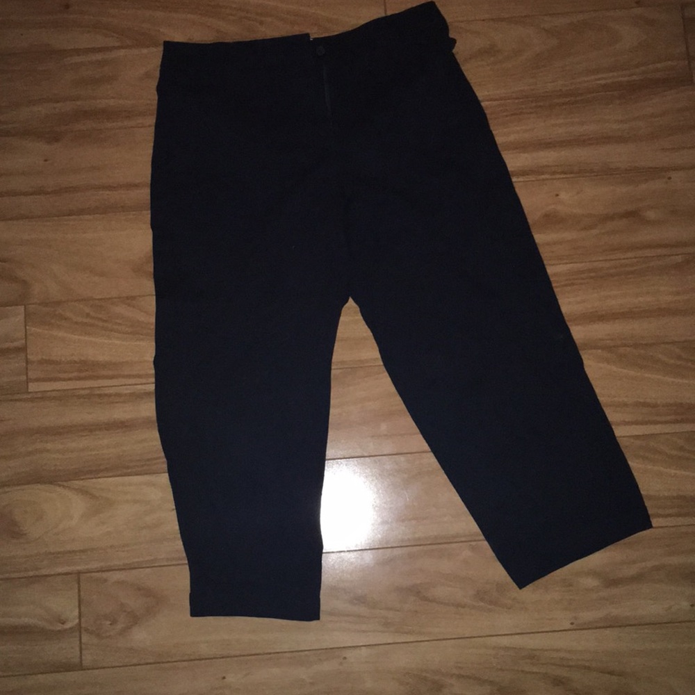 Navy pants.
